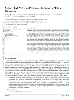 MelodyGLM: Multi-task Pre-training for Symbolic Melody Generation