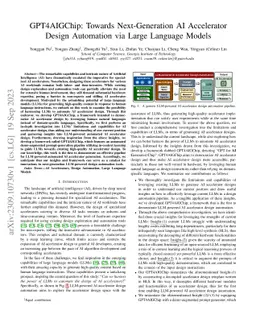 GPT4AIGChip: Towards Next-Generation AI Accelerator Design Automation via Large Language Models