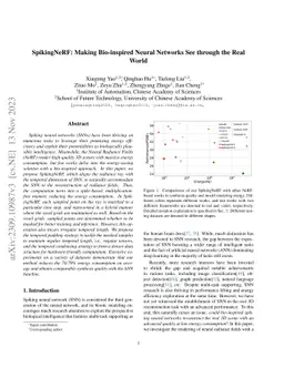 SpikingNeRF: Making Bio-inspired Neural Networks See through the Real
  World