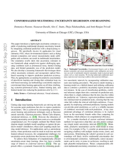 Conformalized Multimodal Uncertainty Regression and Reasoning