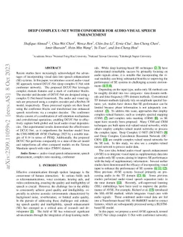 Deep Complex U-Net with Conformer for Audio-Visual Speech Enhancement