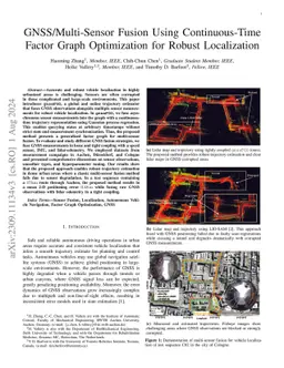 GNSS/Multi-Sensor Fusion Using Continuous-Time Factor Graph Optimization
  for Robust Localization