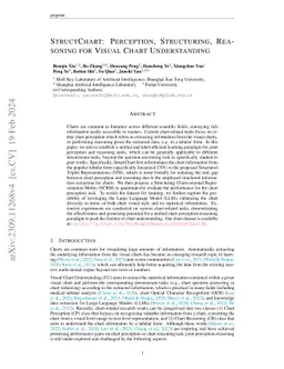 StructChart: Perception, Structuring, Reasoning for Visual Chart
  Understanding