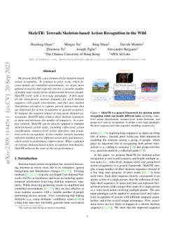 SkeleTR: Towrads Skeleton-based Action Recognition in the Wild