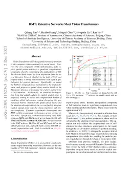 RMT: Retentive Networks Meet Vision Transformers