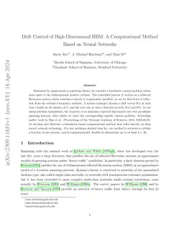 Drift Control of High-Dimensional RBM: A Computational Method Based on
  Neural Networks