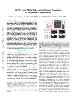 MoPA: Multi-Modal Prior Aided Domain Adaptation for 3D Semantic
  Segmentation