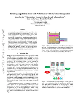 Inferring Capabilities from Task Performance with Bayesian Triangulation