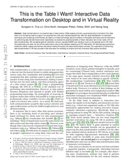 This is the Table I Want! Interactive Data Transformation on Desktop and
  in Virtual Reality