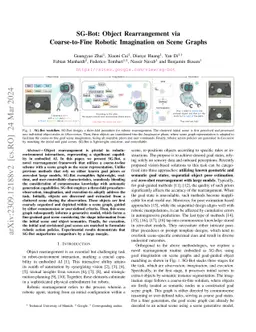 SG-Bot: Object Rearrangement via Coarse-to-Fine Robotic Imagination on
  Scene Graphs