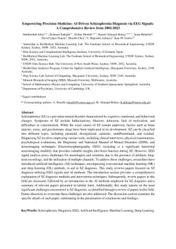 Empowering Precision Medicine: AI-Driven Schizophrenia Diagnosis via EEG
  Signals: A Comprehensive Review from 2002-2023