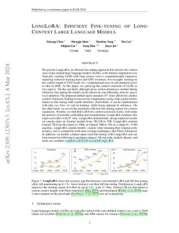 LongLoRA: Efficient Fine-tuning of Long-Context Large Language Models