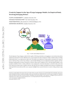 Creativity Support in the Age of Large Language Models: An Empirical
  Study Involving Emerging Writers