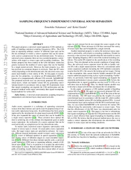 Sampling-Frequency-Independent Universal Sound Separation