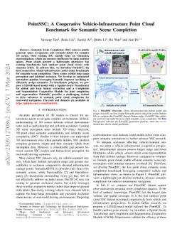 PointSSC: A Cooperative Vehicle-Infrastructure Point Cloud Benchmark for
  Semantic Scene Completion