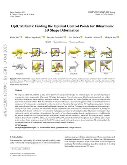 OptCtrlPoints: Finding the Optimal Control Points for Biharmonic 3D
  Shape Deformation
