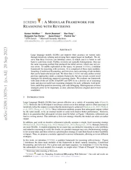 SCREWS: A Modular Framework for Reasoning with Revisions