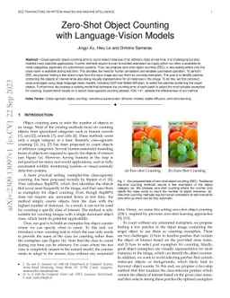 Zero-Shot Object Counting with Language-Vision Models