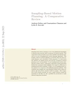 Sampling-Based Motion Planning: A Comparative Review