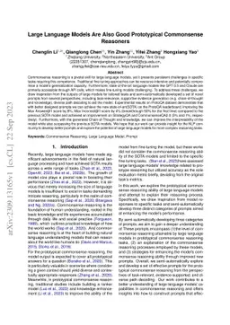 Large Language Models Are Also Good Prototypical Commonsense Reasoners