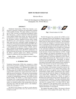 How to train your VAE