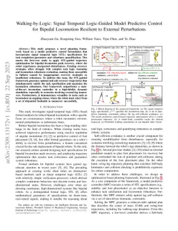 Walking-by-Logic: Signal Temporal Logic-Guided Model Predictive Control
  for Bipedal Locomotion Resilient to External Perturbations