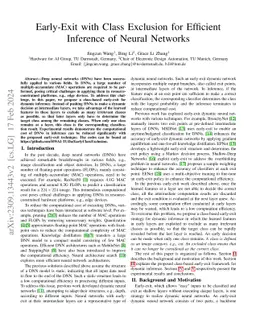 Early-Exit with Class Exclusion for Efficient Inference of Neural
  Networks