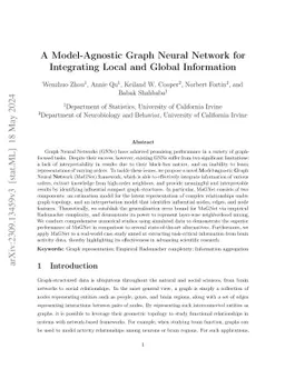 A Model-Agnostic Graph Neural Network for Integrating Local and Global
  Information