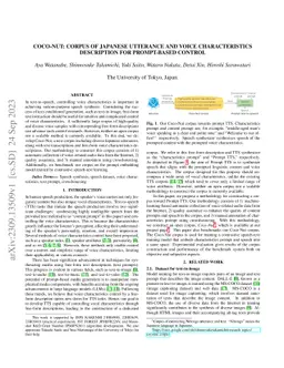 Coco-Nut: Corpus of Japanese Utterance and Voice Characteristics
  Description for Prompt-based Control
