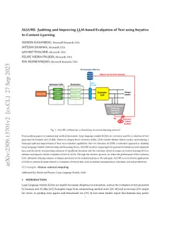 ALLURE: Auditing and Improving LLM-based Evaluation of Text using
  Iterative In-Context-Learning