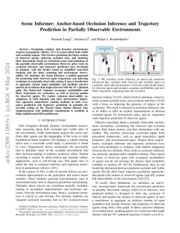Scene Informer: Anchor-based Occlusion Inference and Trajectory
  Prediction in Partially Observable Environments