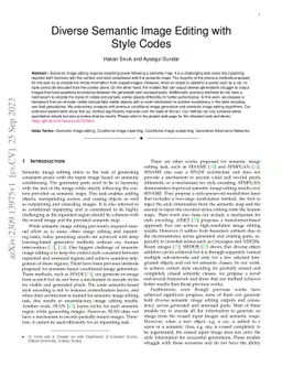 Diverse Semantic Image Editing with Style Codes