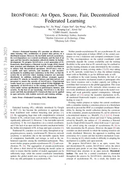 IronForge: An Open, Secure, Fair, Decentralized Federated Learning