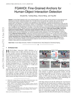 FGAHOI: Fine-Grained Anchors for Human-Object Interaction Detection