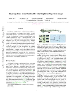 Pix2Map: Cross-modal Retrieval for Inferring Street Maps from Images