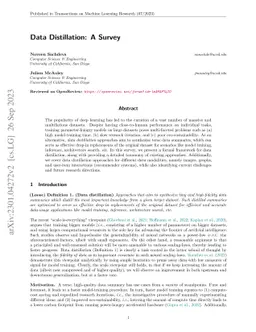 Data Distillation: A Survey