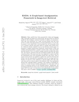 HADA: A Graph-based Amalgamation Framework in Image-text Retrieval