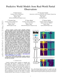 Predictive World Models from Real-World Partial Observations
