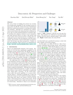 Data-centric AI: Perspectives and Challenges