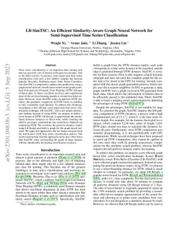 LB-SimTSC: An Efficient Similarity-Aware Graph Neural Network for
  Semi-Supervised Time Series Classification
