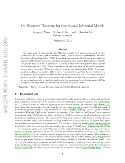 On Existence Theorems for Conditional Inferential Models