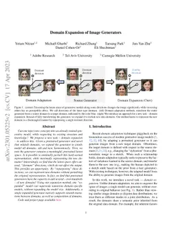 Domain Expansion of Image Generators