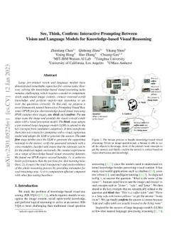 See, Think, Confirm: Interactive Prompting Between Vision and Language
  Models for Knowledge-based Visual Reasoning