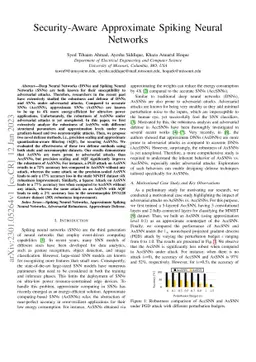 Security-Aware Approximate Spiking Neural Networks