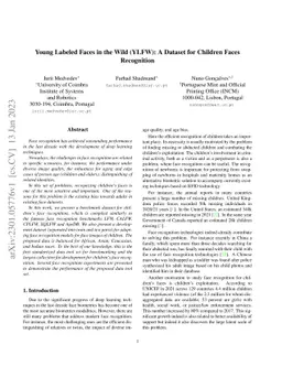 Young Labeled Faces in the Wild (YLFW): A Dataset for Children Faces
  Recognition