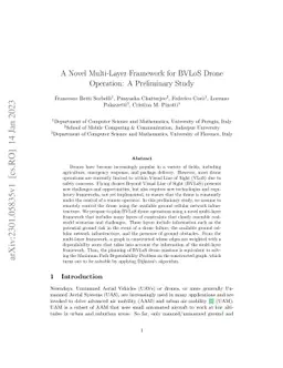 A Novel Multi-Layer Framework for BVLoS Drone Operation: A Preliminary
  Study