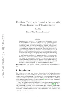 Identifying Time Lag in Dynamical Systems with Copula Entropy based
  Transfer Entropy
