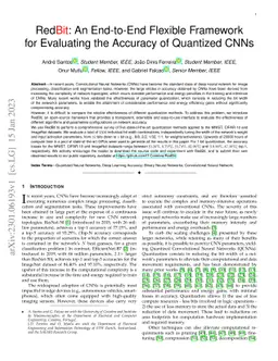 RedBit: An End-to-End Flexible Framework for Evaluating the Accuracy of
  Quantized CNNs