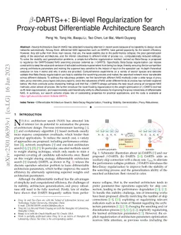 $β$-DARTS++: Bi-level Regularization for Proxy-robust Differentiable
  Architecture Search