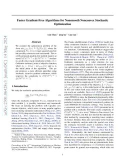 Faster Gradient-Free Algorithms for Nonsmooth Nonconvex Stochastic
  Optimization